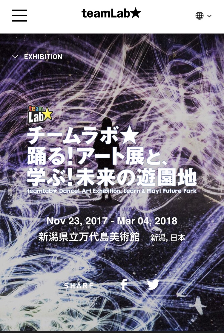 「チームラボ★踊る！アート展と、学ぶ！未来の遊園地｣へ行ってきました！